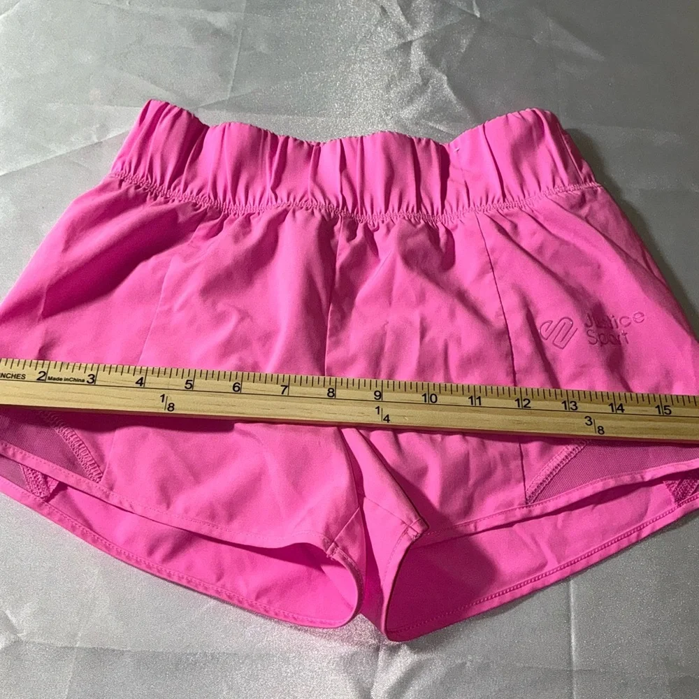 Justice Sport Girls Shorts Size M (10) Pink